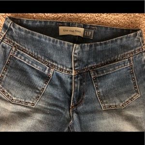 GAP low rise flare jeans